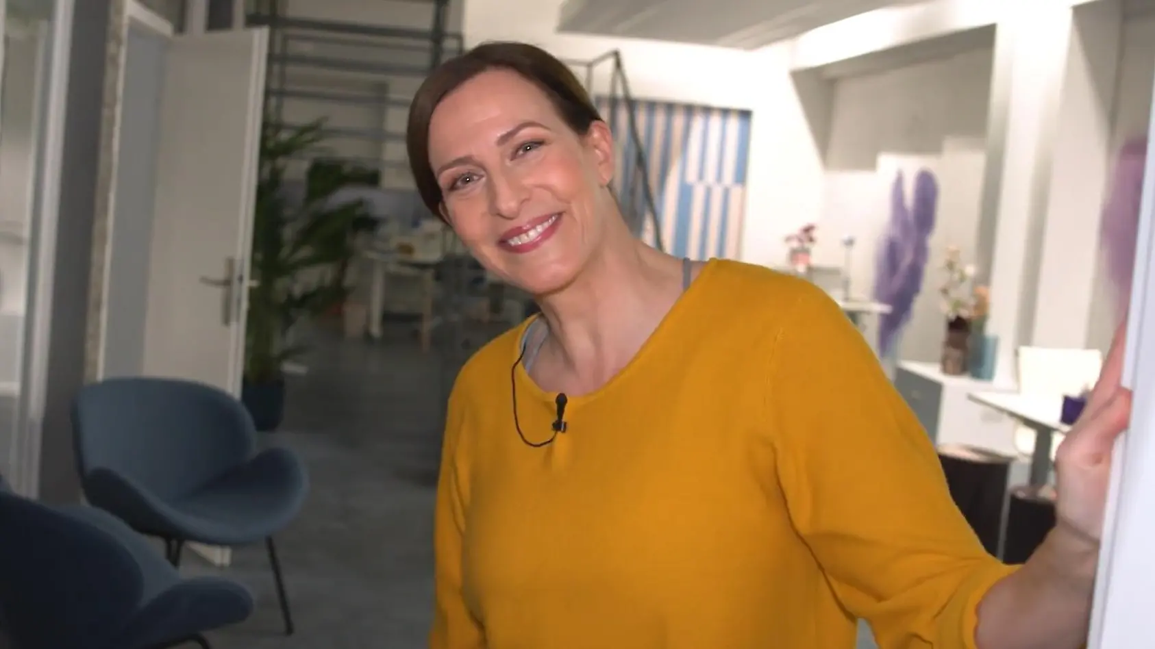 Ulrike Frank zeigt uns das neue GZSZ-Set