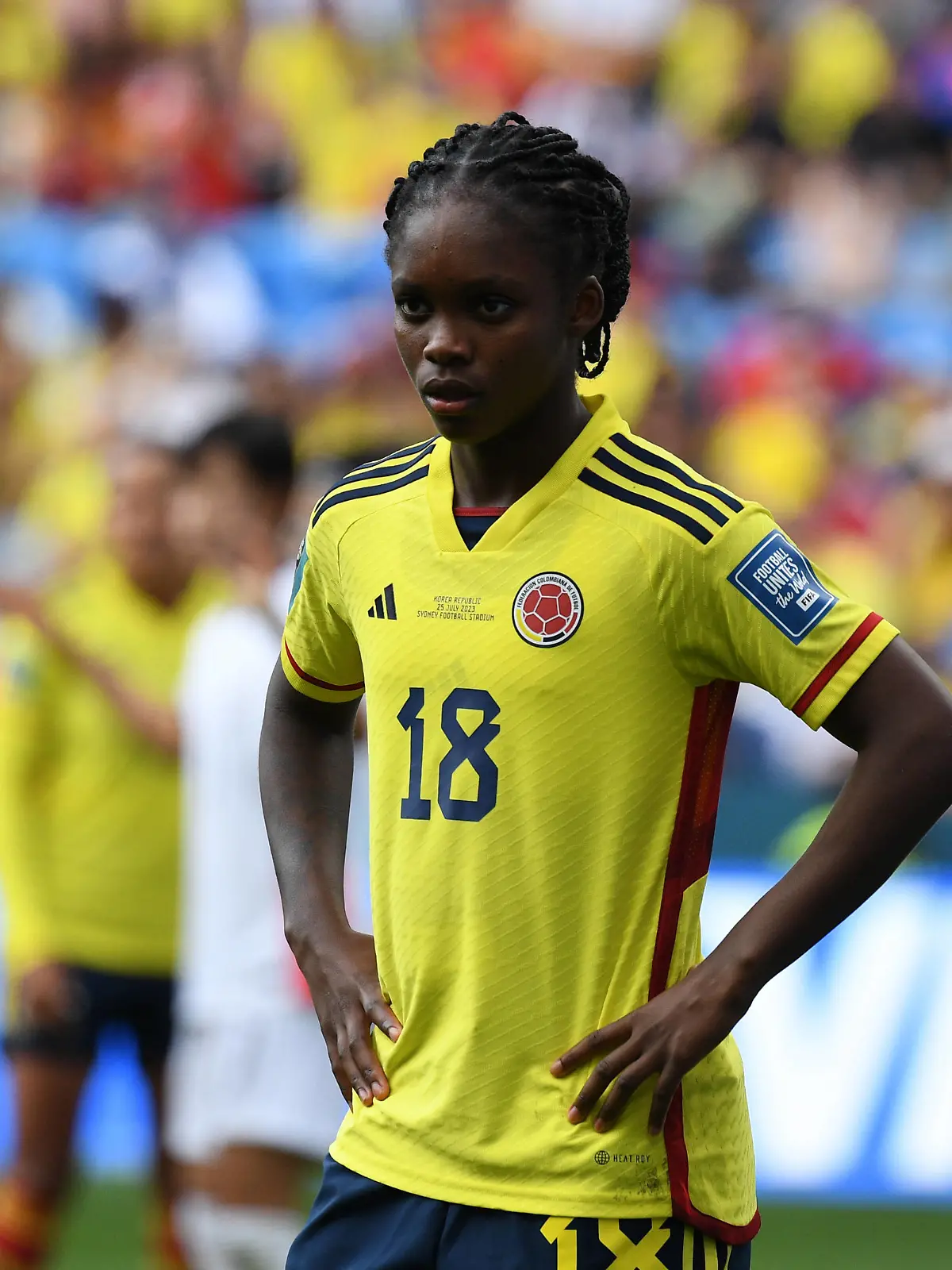 July 25, 2023, Sydney, NSW, Australia: July 25 Sydney, Australia Linda Lizeth Caicedo Alegria of Colombia in action during FIFA Women s World Cup 2023 at Sydney Football Stadium.Colombia won the match 2-0. Sydney Australia - ZUMAr188 0300158897st Copyright: xDanishxRavix