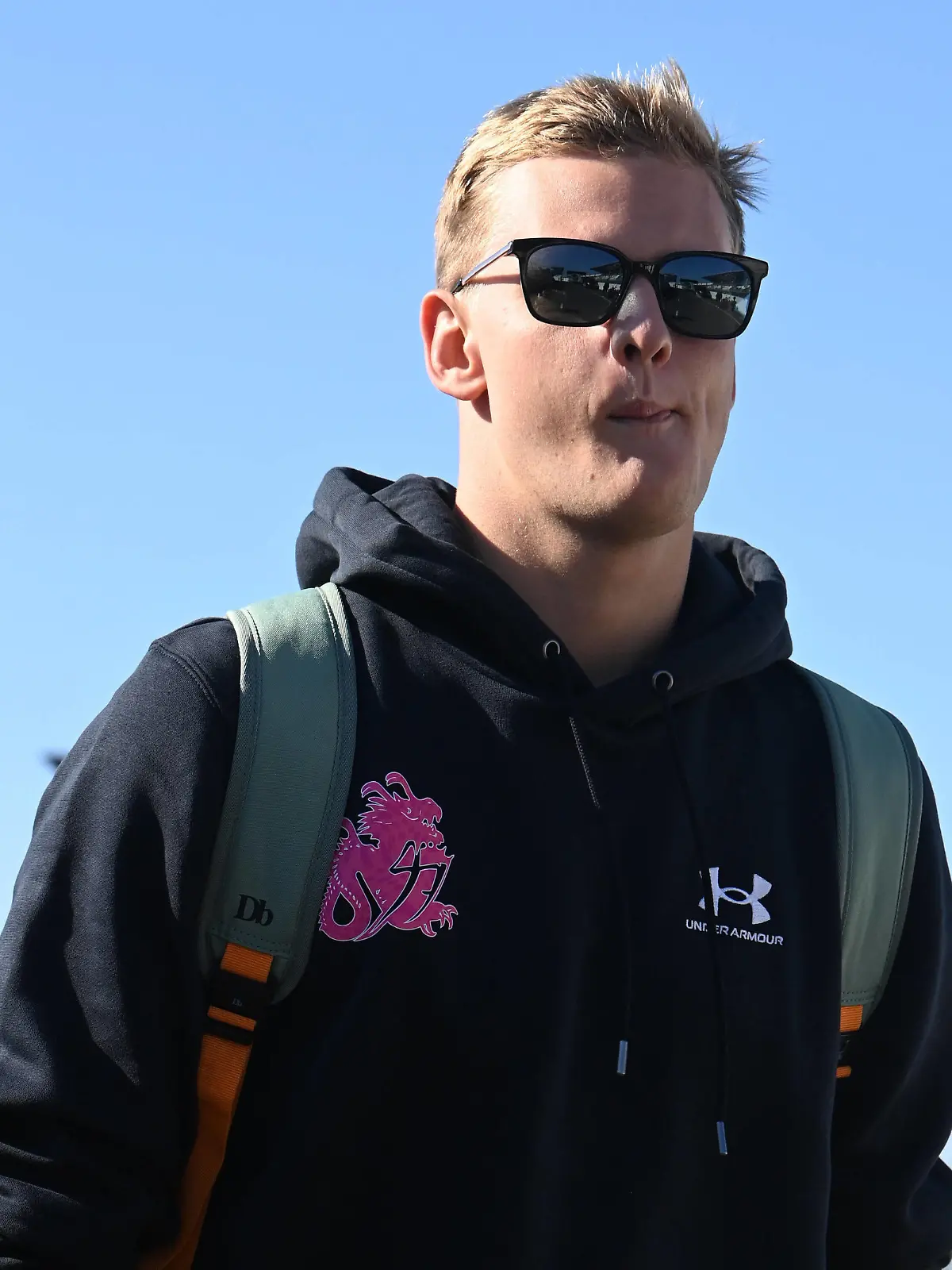 Formula 1 2022: Dutch GP CIRCUIT ZANDVOORT, NETHERLANDS - SEPTEMBER 01: Mick Schumacher, Haas F1 Team arrives at track during the Dutch GP at Circuit Zandvoort on Thursday September 01, 2022 in North Holland, Netherlands. Photo by Mark Sutton / Sutton Images Images PUBLICATIONxINxGERxSUIxAUTxHUNxONLY GP2215_093801MS1_3671 