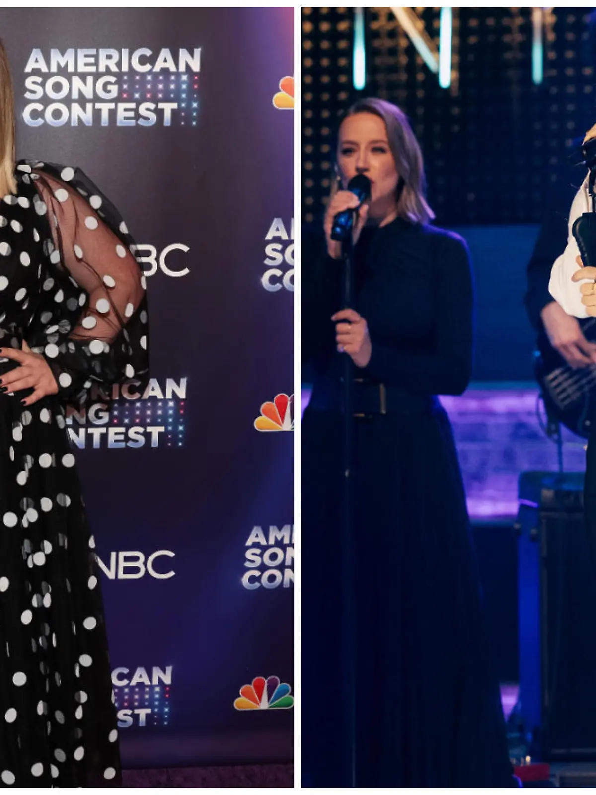Kelly Clarkson im März 2022 (links) und im April 2024 (rechts)