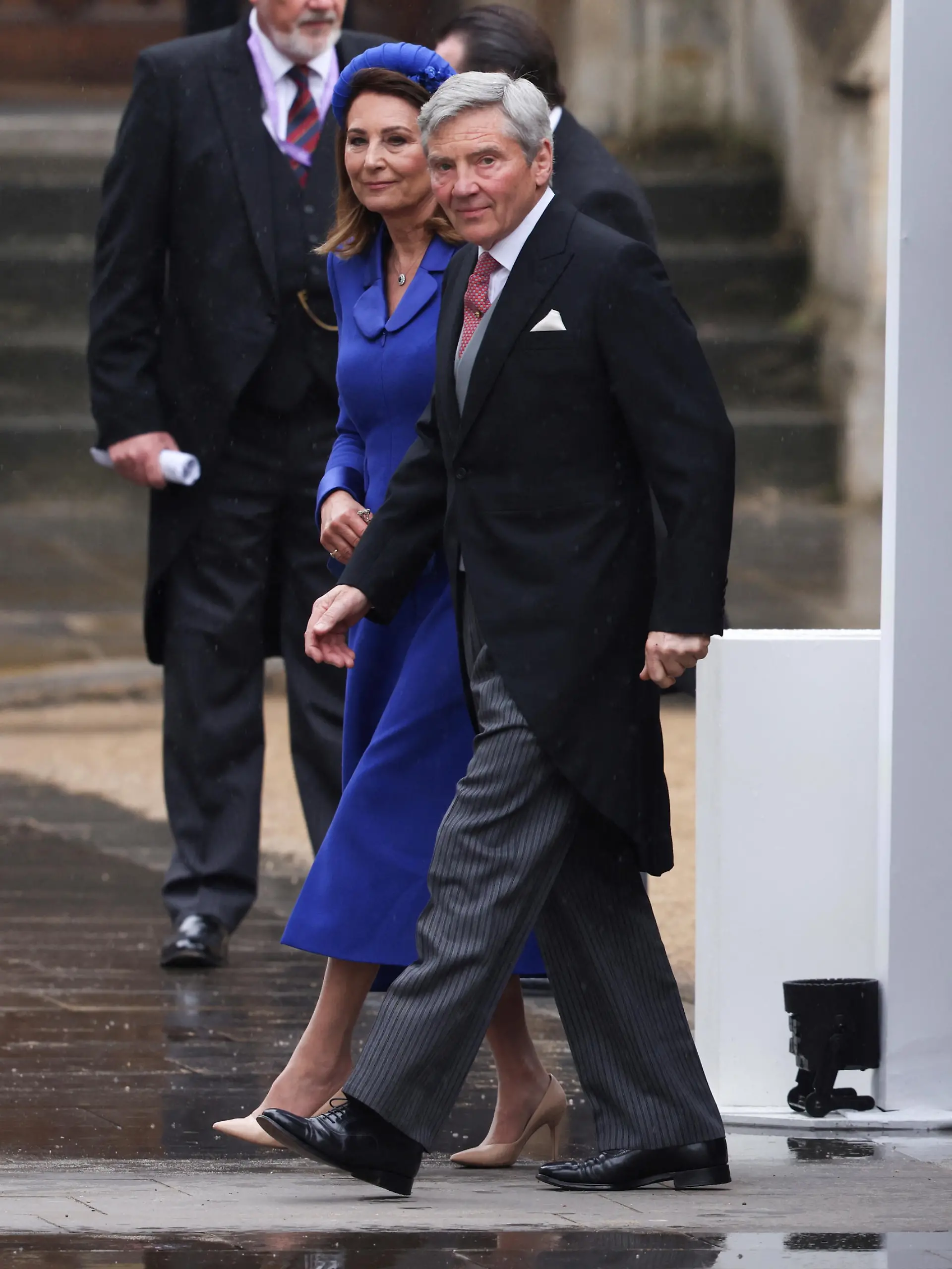Michael Middleton and Carole Middleton, the parents of Catherine, Princess of Wales, attend Britain's King Charles and Queen Camilla's coronation ceremony, in London, Britain May 6, 2023. Phil Harris/Pool via REUTERS