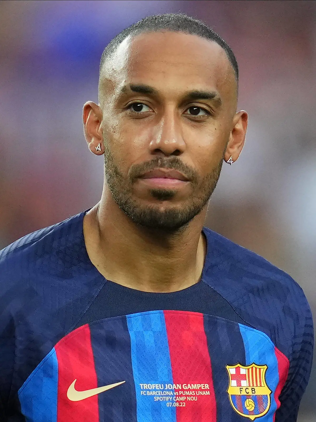 ESP: FC Barcelona, Barca Pumas. Joan Gamper Trophy Pierre-Emerick Aubameyang of FC Barcelona during the Joan Gamper trophy match between FC Barcelona and Pumas played at Spotify Camp Nou Stadium on August 7, 2022 in Barcelona, Spain. kpng Copyright: xSergioxRuizx/xPRESSINx PS_220813_870 