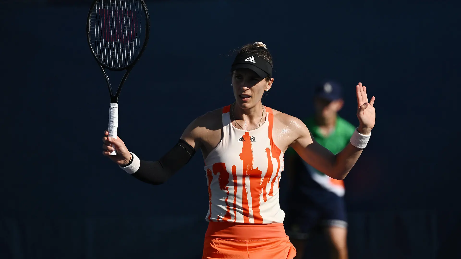 Sport Bilder des Tages 2022 US Open Andrea Petkovic , GER *** 2022 US Open Andrea Petkovic , GER