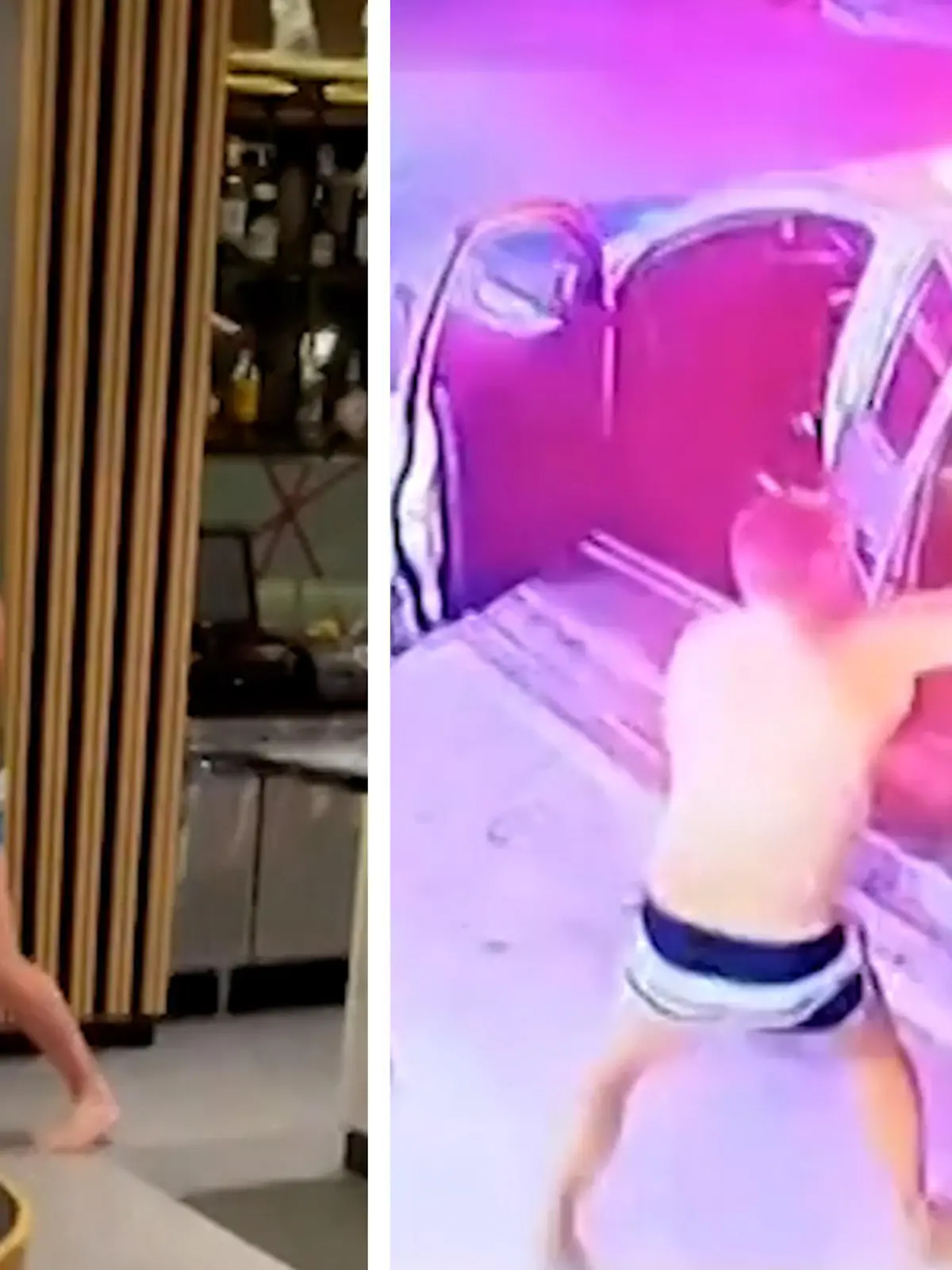 Wilder Rambo attackiert Polizei! 
Ein Streit mit anderen Urlaubern auf der thailändischen Insel Phuket eskaliert. Ein russischer Tourist prügelt auf andere Hotelgäste ein, am Ende kassiert auch die Polizei einige Schläge. Wie er am Ende k.o. geht, zeigen wir im Video. 