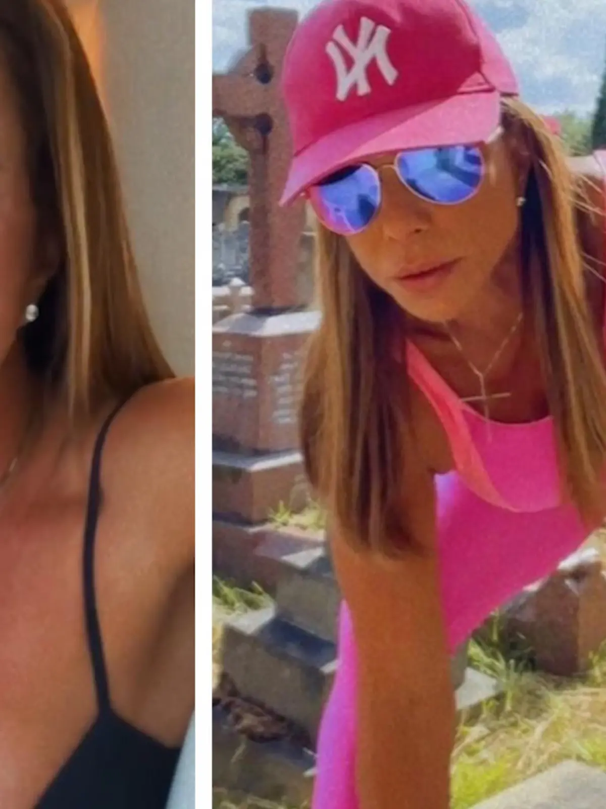 Sie macht jetzt Freiluftfitness auf dem Friedhof! Die gebürtige Brasilianerin und Fitness-Oma Andréa Sunshine räkelt sich seit neuestem zwischen Kreuzen und Gräbern - im Video.