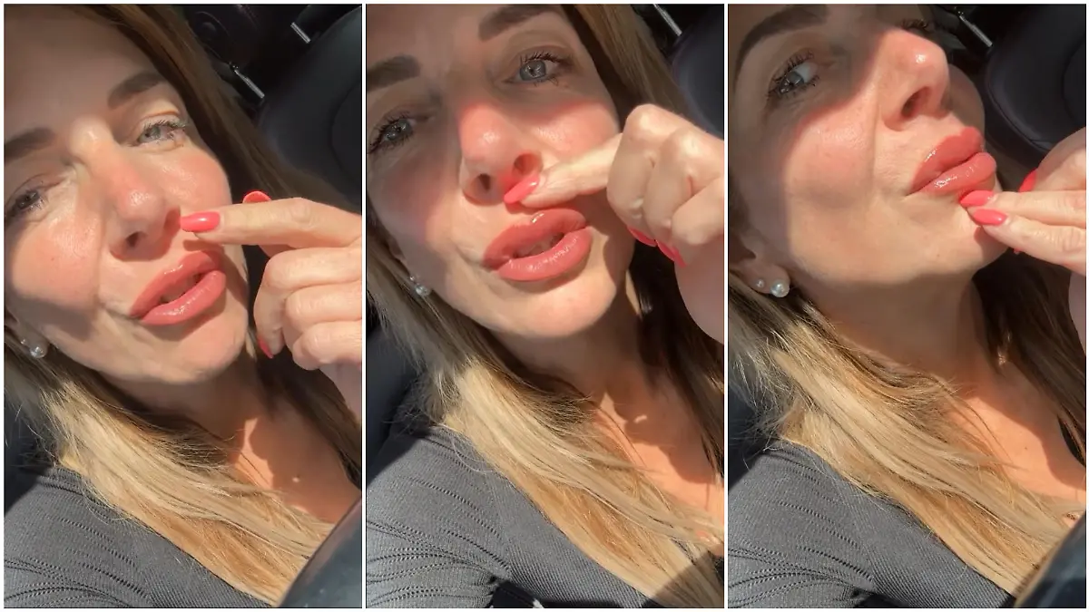 Danni Büchner hat sich ihre Lippen pigmentieren lassen