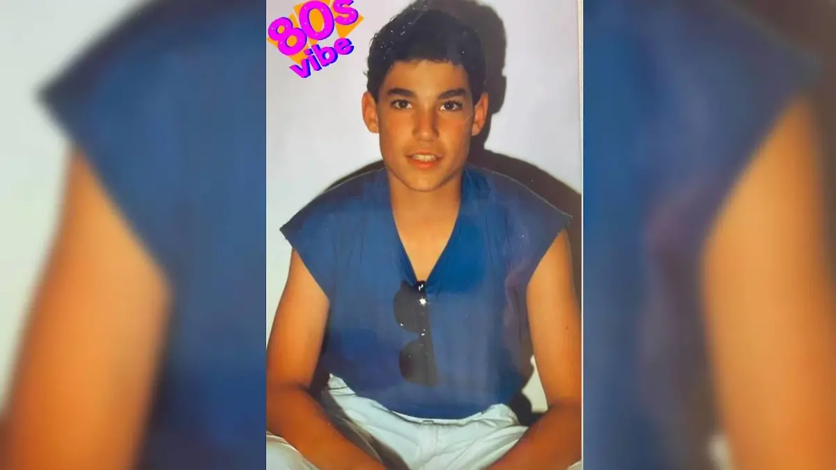 Chris Töppwerwien teilt Throwback-Foto.