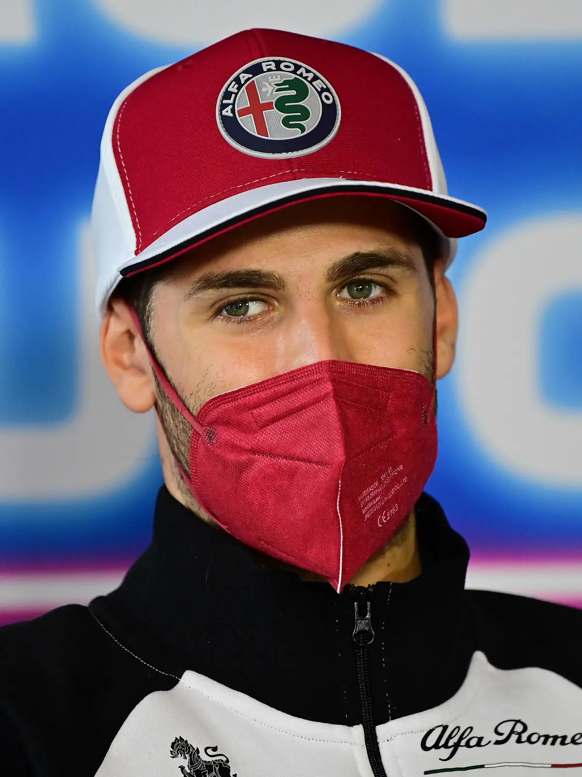 Formula One F1 - Dutch Grand Prix - Circuit Zandvoort, Zandvoort, Netherlands - September 2, 2021  Alfa Romeo's Antonio Giovinazzi during the FIA Press Conference Pool via REUTERS/Andrej Isakovic