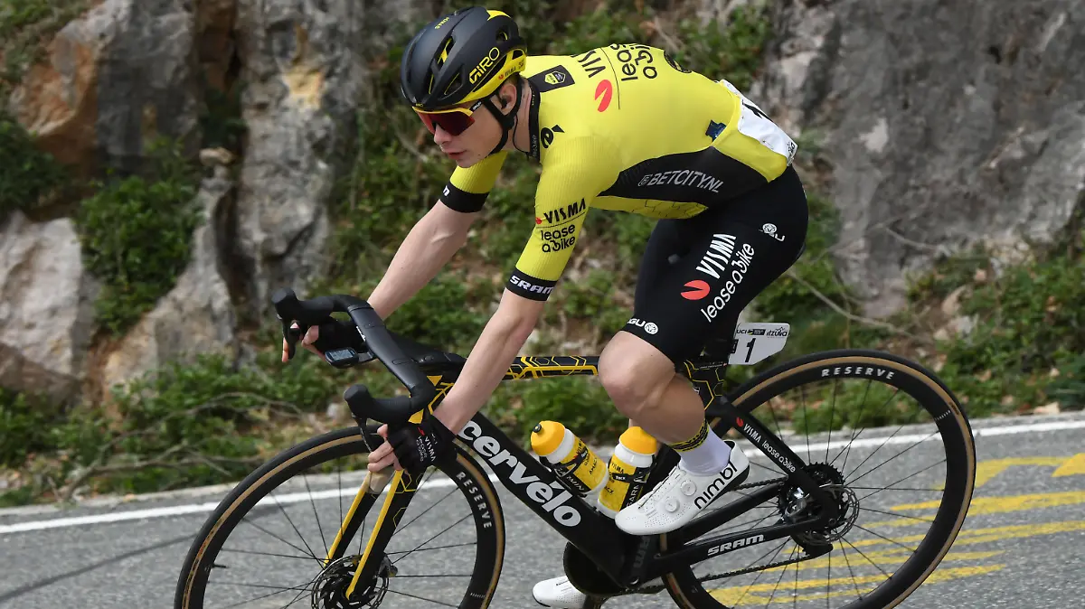03-04-2024 Itzulia Basque Country Tappa 03 Ezpeleta - Altsasu 2024, Visma - Lease A Bike Vingegaard, Jonas PUBLICATIONxNOTxINxITAxFRAxNED