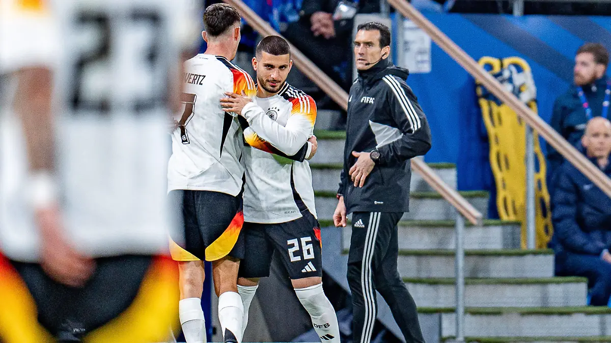 Kai Havertz Deutschland, 7 Deniz Undav Deutschland, 26 Frankreich vs. Deutschland, Herren, Fussball, Testspiel, 23.03.2024 Frankreich vs. Deutschland, Herren, Fussball, Testspiel, 23.03.2024 Lyonn *** Kai Havertz Germany, 7 Deniz Undav Germany, 26 France vs Germany, Men, Football, Test match, 23 03 2024 France vs Germany, Men, Football, Test match, 23 03 2024 Lyonn Copyright: xEibner-Pressefoto/BahhoxKarax EP_FRA