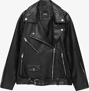 Pull & Bear Faux-Lederjacke