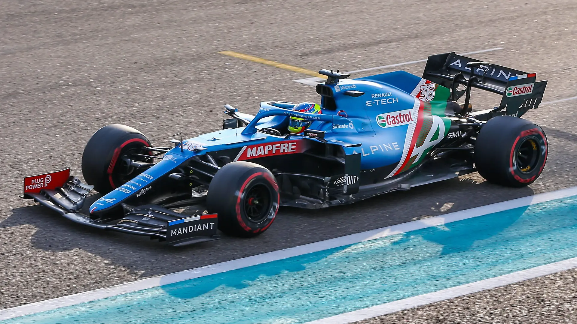 FORMULA 1 18-INCH TYRE PIRELLI POST-SEASON TESTING, 14/12/2021 Yas Marina Circuit, Yas Island, 14 December 2021 Oscar Piastri Aus, Alpine during the FORMULA 1 18-INCH TYRE PIRELLI POST-SEASON TESTING, United Arab Emirates on 14 December 2021 Phil Duncan Editorial Use Only PUBLICATIONxNOTxINxUK Copyright: xPhilxDuncanx ESM-0331-0024
