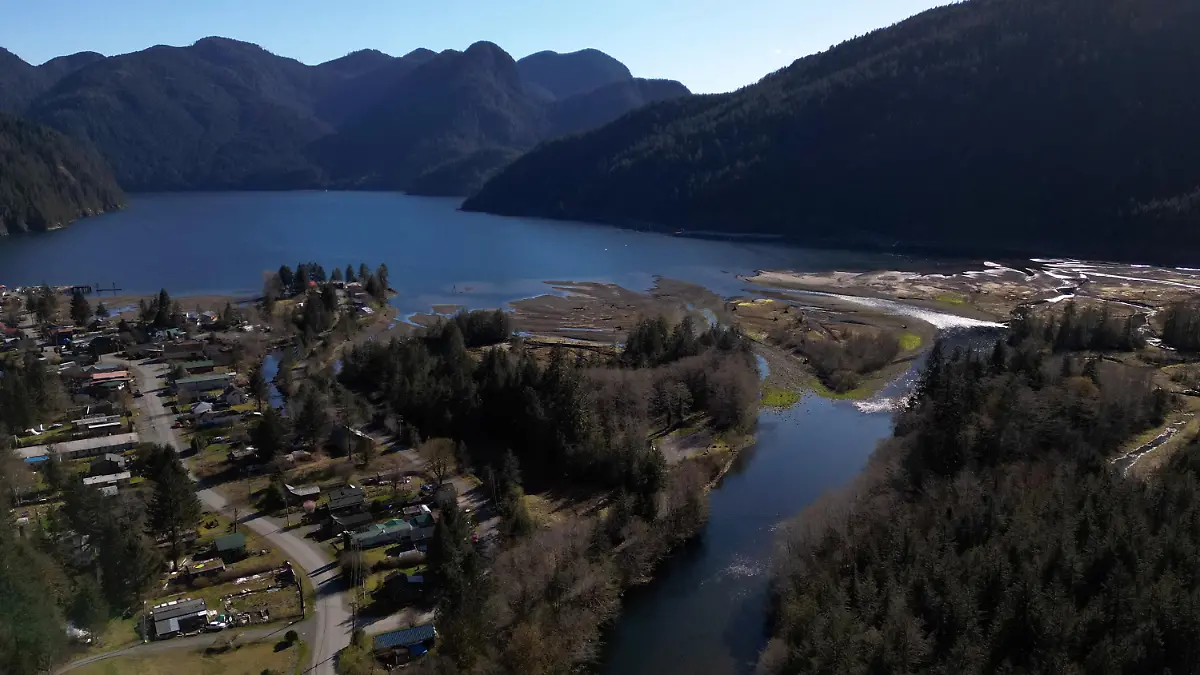April 4, 2024, Zeballos, Bc, CAN: The village of Zeballos, B.C., on Thursday, April 4, 2024. (Credit Image: © Chad Hipolito/The Canadian Press via ZUMA Press) / action press
