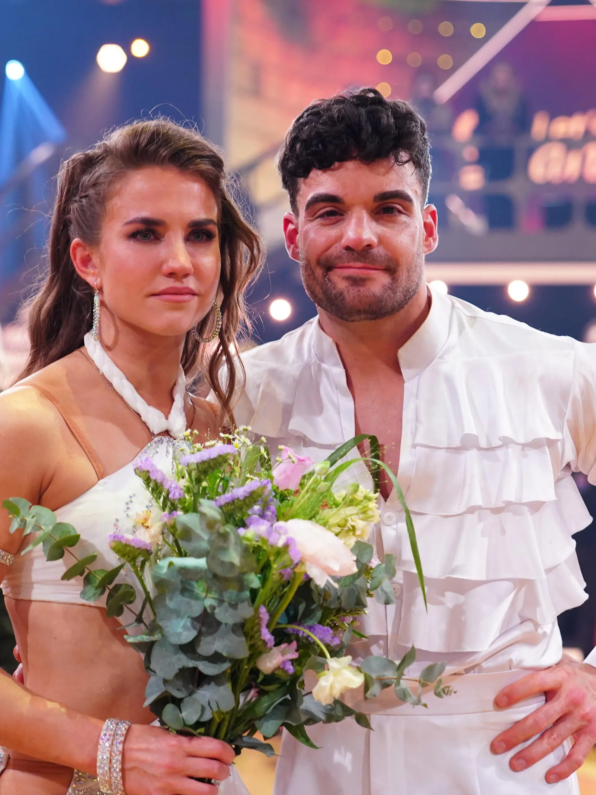 Stefano Zarrella und Mariia Maksina scheiden aus. in der 17. Staffel der RTL-Tanzshow 'Let's Dance' im MMC Coloneum. Köln
