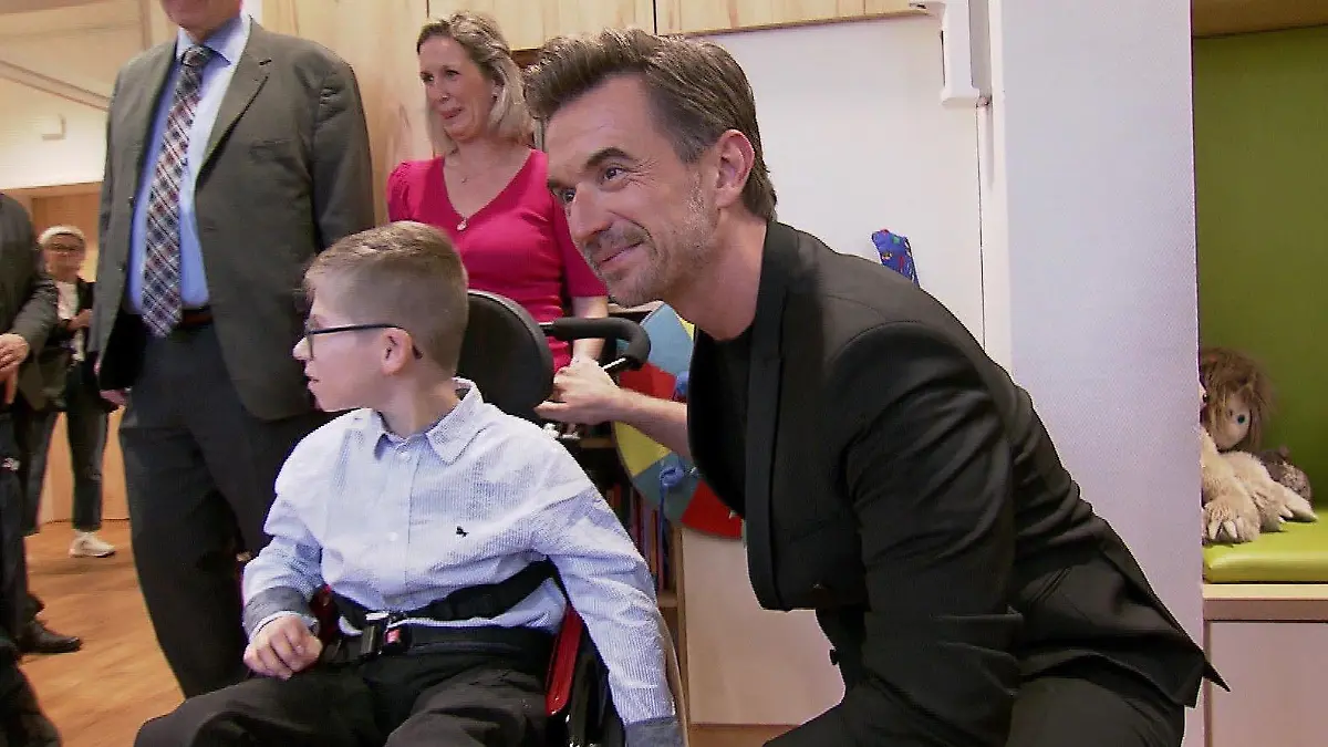 Florian Silbereisen besucht Kinderhospiz Das geht unter die Haut