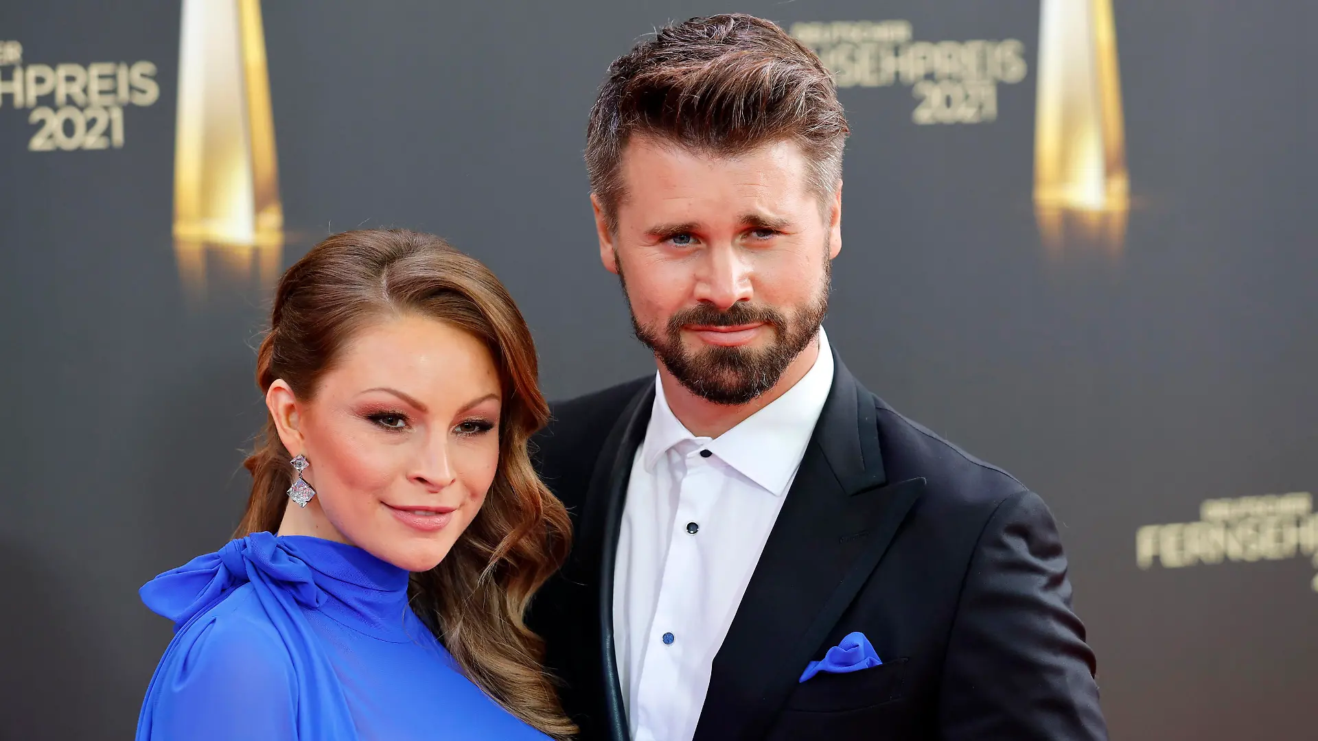 Jana Julie Schölermann und Thore Schölermann bei der Verleihung des Deutschen Fernsehpreises 2021 im Tanzbrunnen. Köln, 16.09.2021