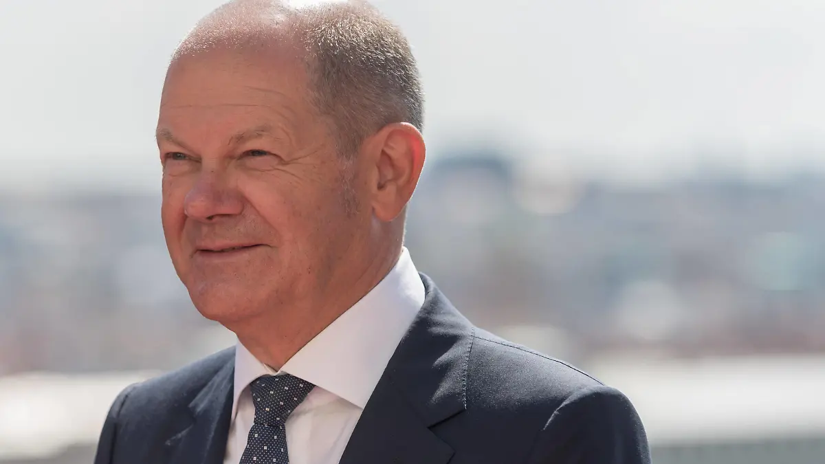  August 29, 2022, Prague, Czech Republic: German Chancellor Olaf Scholz seen before a joint meeting in Prague. Olaf Scholz SPD is on first official visit to Czech Republic, where he discusses with his Czech counterpart current situation in Ukraine, energy security of the European Union and relationship between Germany and Czech Republic. Prague Czech Republic - ZUMAs197 20220829_zaa_s197_034 Copyright: xTomasxTkacikx