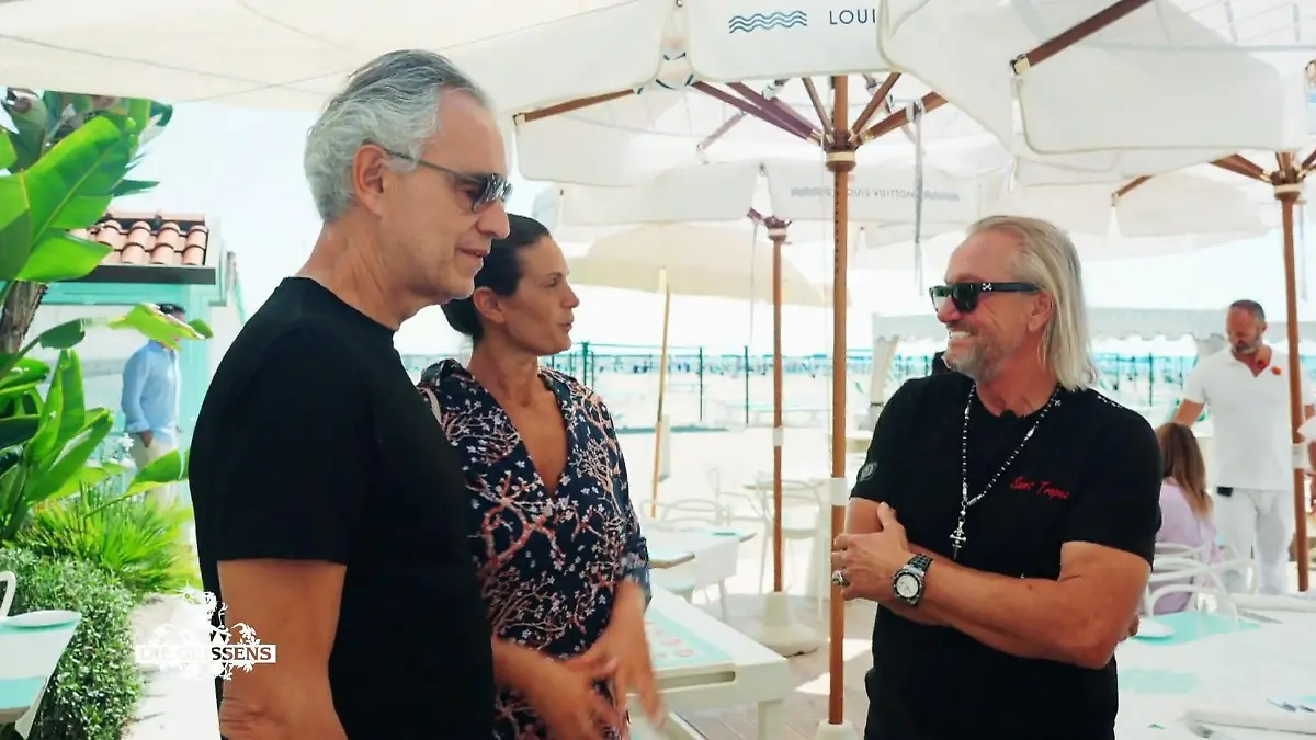 Andrea Bocelli, Ehefrau Veronica Berti und die Geissens