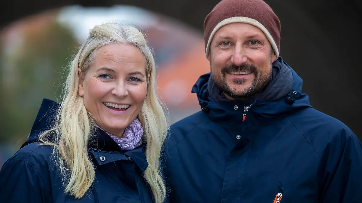 30-09-2021 Norway Princess Mette Marit and Prince Haakon visited Cafe Hanco, Fisketorget, ferry from Fisketorget to the Old Town, Gansrodbukta Ora nature reserve in Fredrikstad on the 3rd day of the 3 day in Viken county in Norway. PUBLICATIONxINxGERxSUIxAUTxONLY Copyright: xPPEx