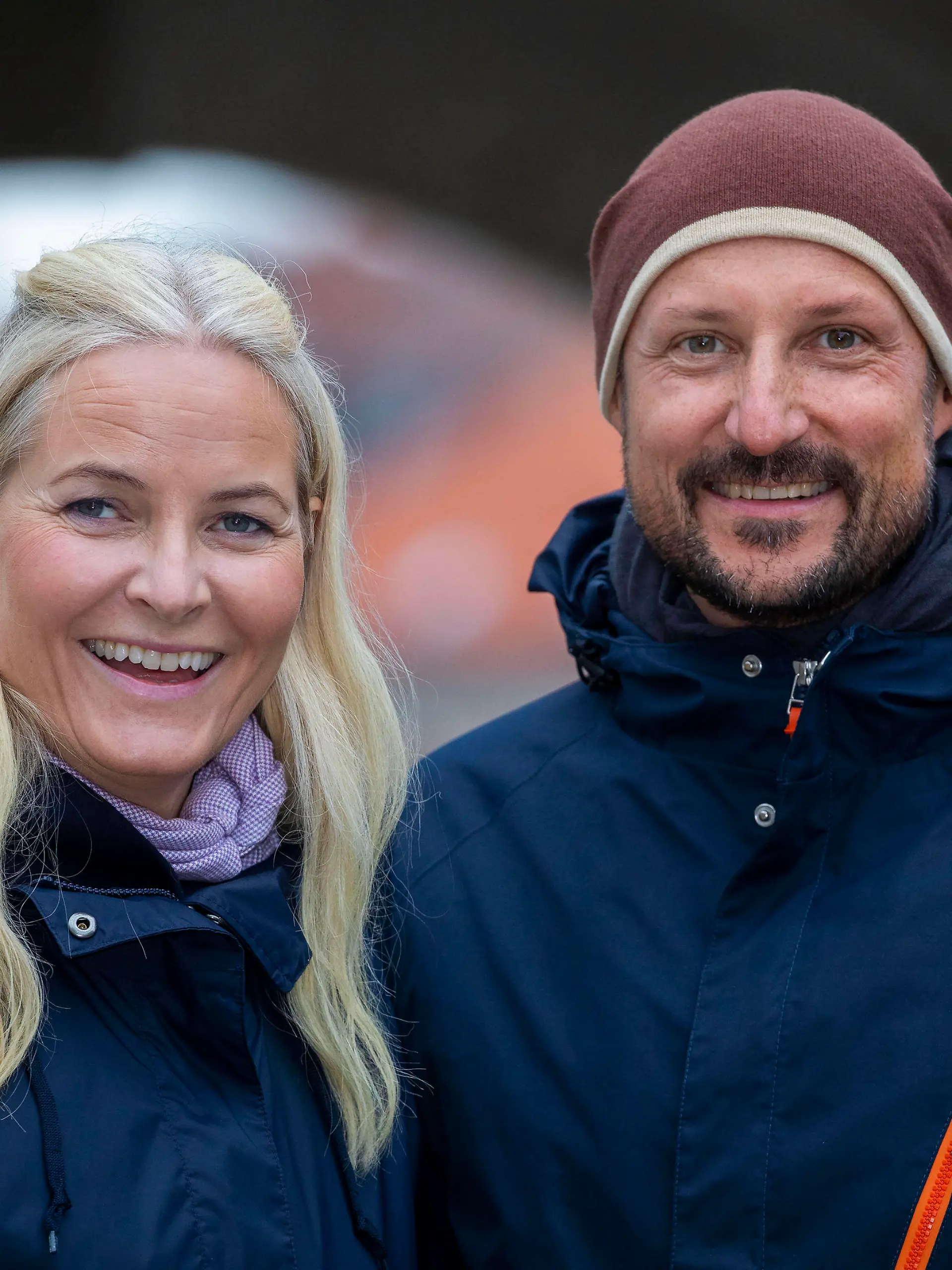  30-09-2021 Norway Princess Mette Marit and Prince Haakon visited Cafe Hanco, Fisketorget, ferry from Fisketorget to the Old Town, Gansrodbukta Ora nature reserve in Fredrikstad on the 3rd day of the 3 day in Viken county in Norway.  PUBLICATIONxINxGERxSUIxAUTxONLY Copyright: xPPEx