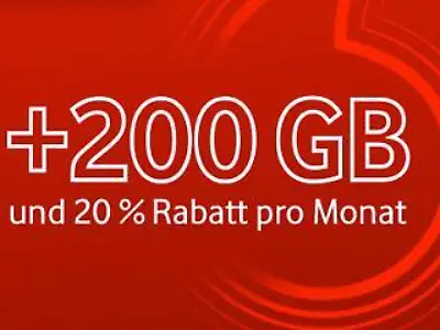 GigaMobil M mit 250 Gigabyte statt 50 Gigabyte 5G-Datenvolumen (im Monat)