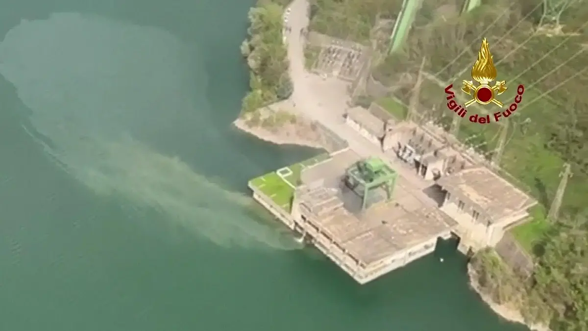 Das Wasserkraftwerk, in dem es zu dem Unglück gekommen ist.