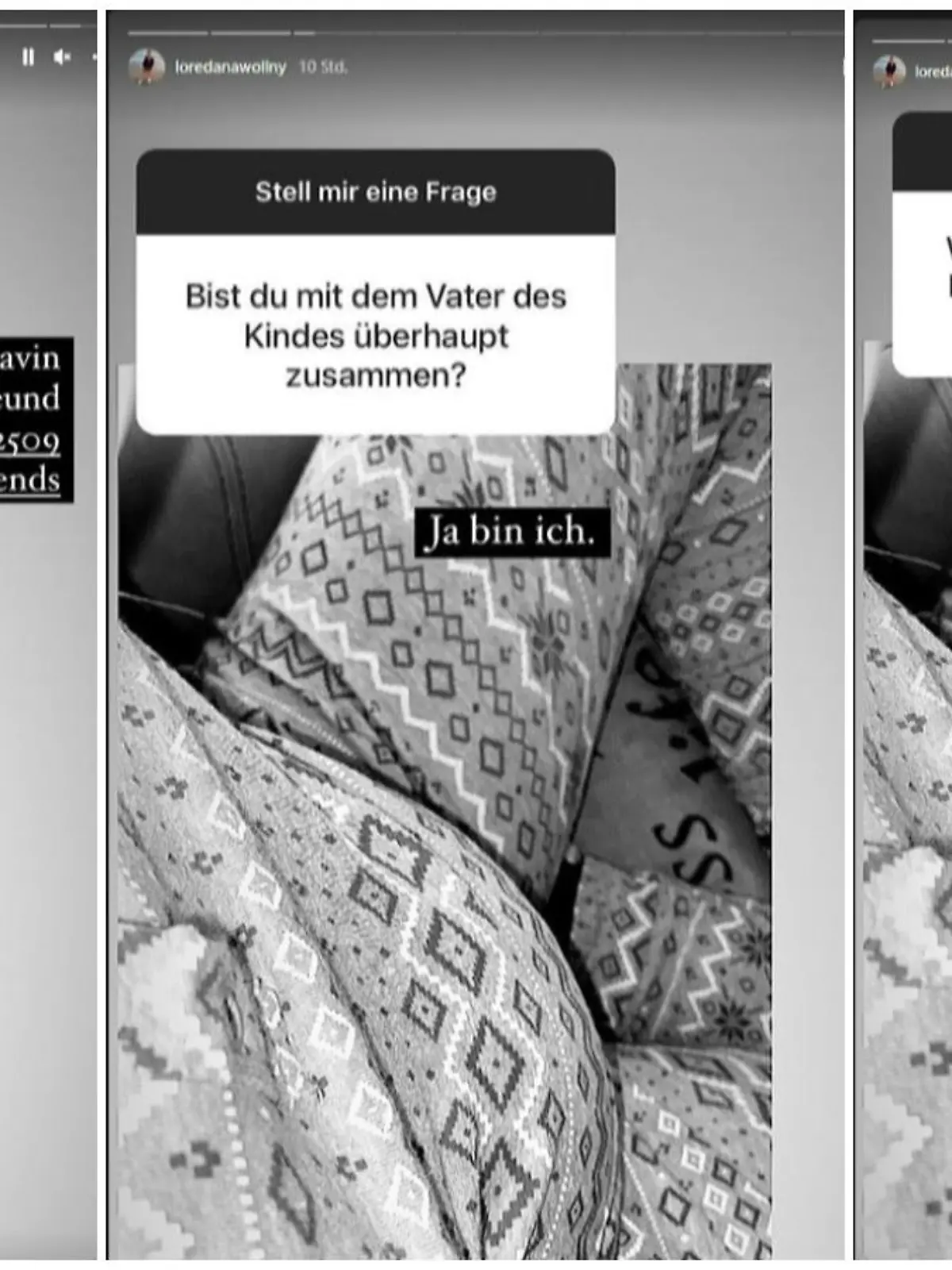 Loredana Wollny verrät in einer Fragerunde mehr zum Vater ihres Kindes.