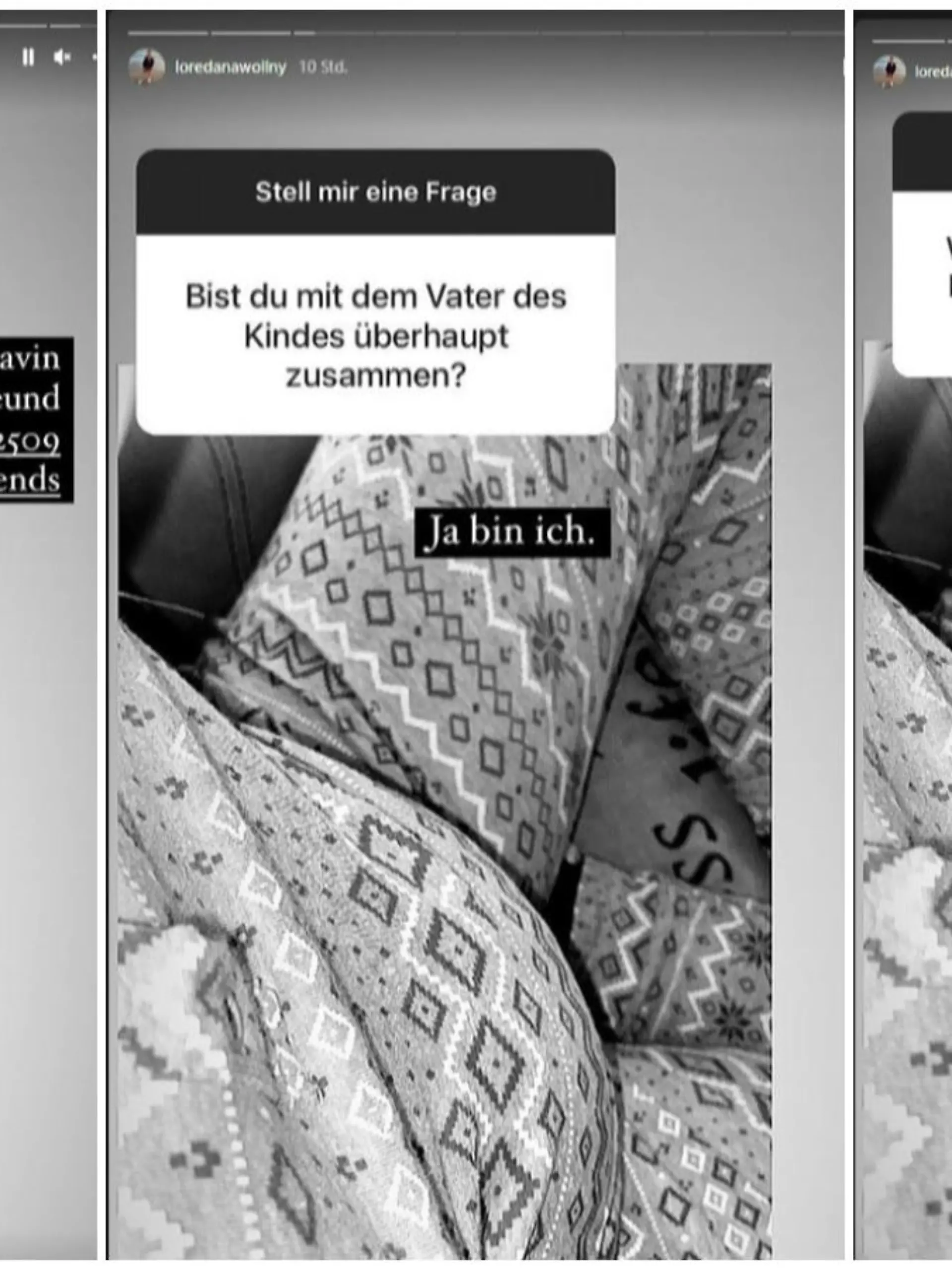 Loredana Wollny verrät in einer Fragerunde mehr zum Vater ihres Kindes.