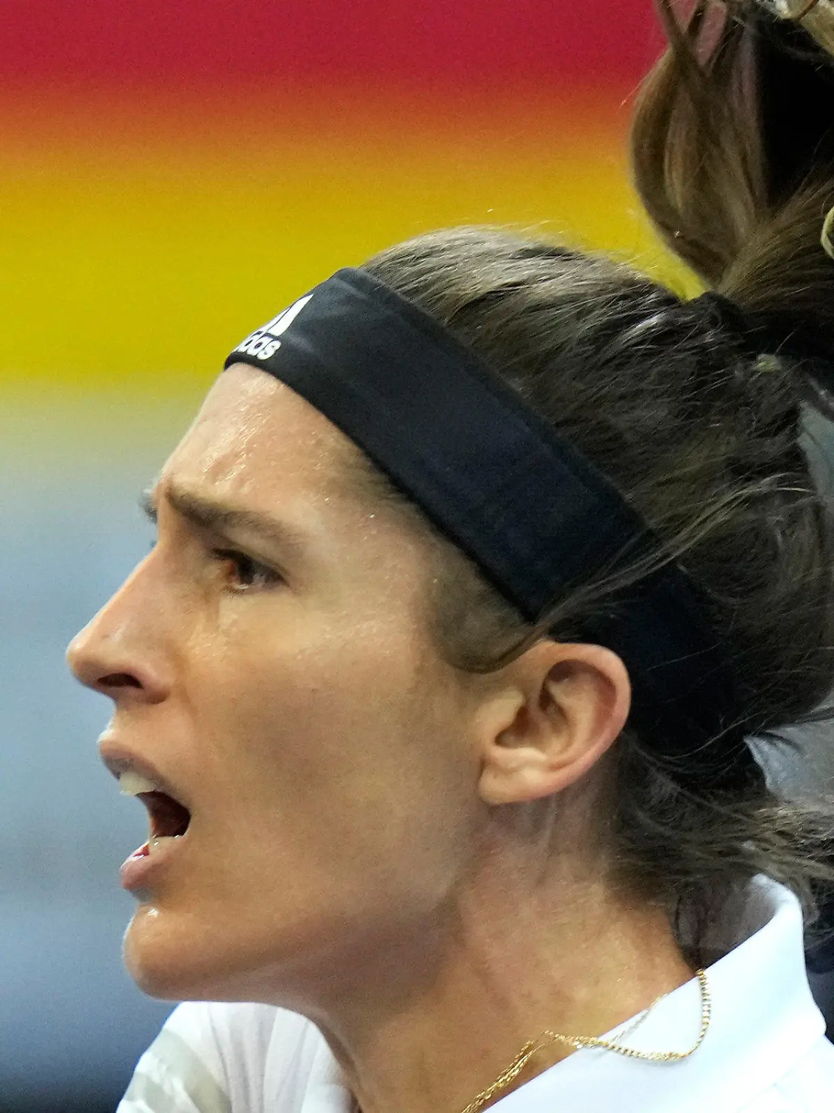 ARCHIV - 01.11.2021, Tschechien, Prag: Tennis: Billie Jean King Cup - Gruppenphase, Gruppe D, Gruppenspielrunde, Damen, Petkovic (Deutschland) - Vondrousova (Tschechien): Andrea Petkovic aus Deutschland in Aktion. (zu dpa «Tenns-Profi Andrea Petkovic gibt Karriereende bekannt») Foto: Petr David Josek/AP/dpa +++ dpa-Bildfunk +++