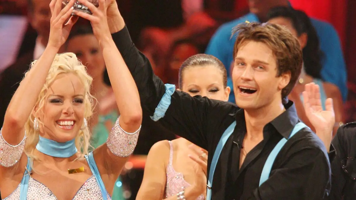 Die Sieger: Wayne Carpendale und Isabel Edvardsson. # Foto: RTL / Stefan Gregorowius