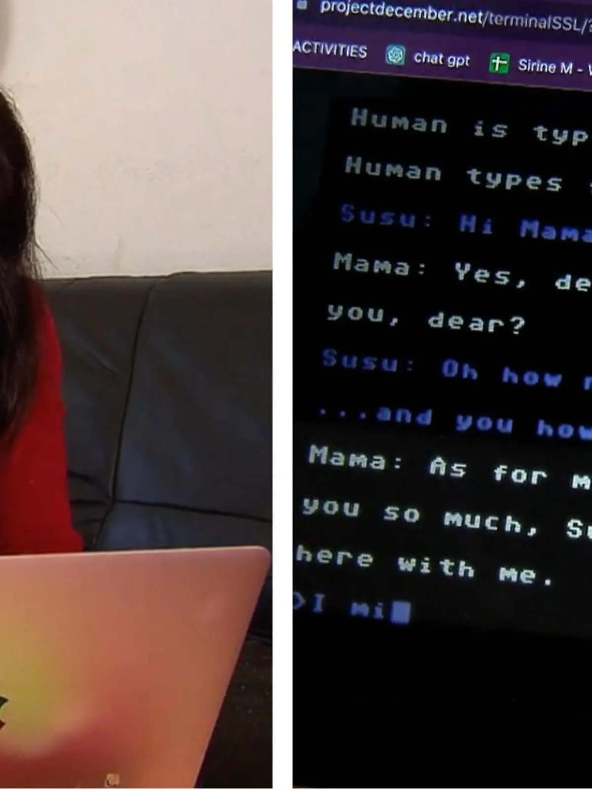 Könntet ihr euch vorstellen, mithilfe von Künstlicher Intelligenz mit einem Verstorbenen zu schreiben? Denn diese Möglichkeit gibt es wirklich in Form eines Programms und Sirine aus Berlin hat es schon genutzt. Ihre Mutter ist vor sechs Jahren gestorben. Sirine hat uns gezeigt wie das Programm funktioniert und nochmal mit ihrer Mutter gechattet. Aber kann das wirklich helfen – oder schadet es uns eher?