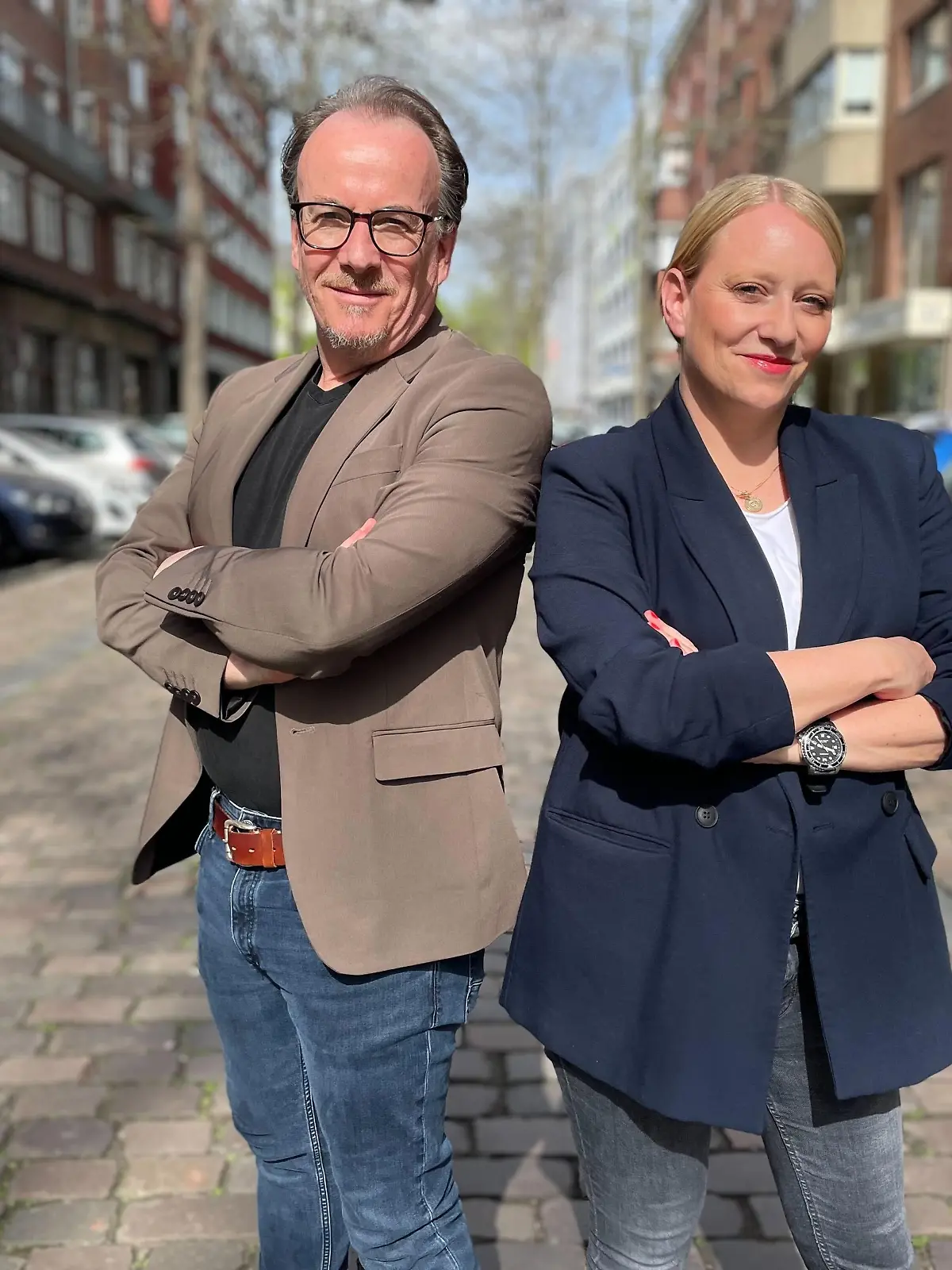 Martin to Roxel, Nadine to Roxel, RTL-Reporter