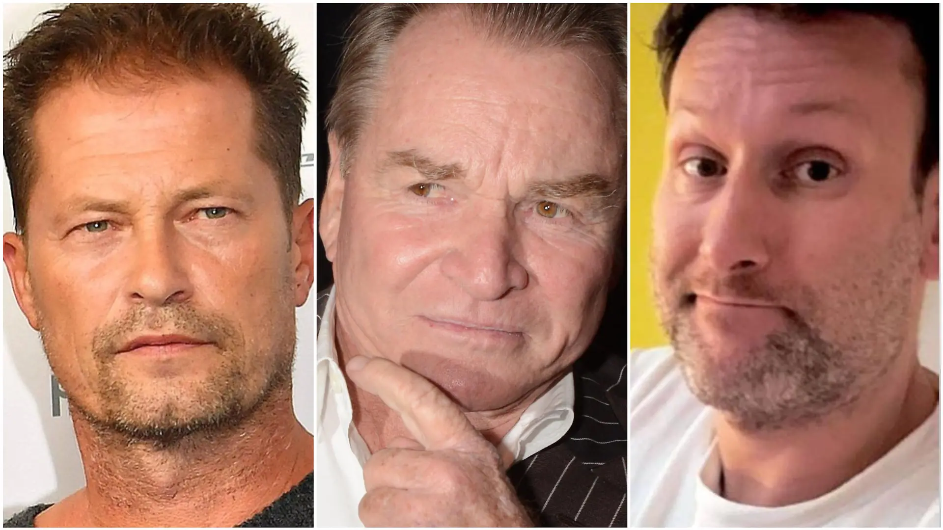 Collage: Til Schweiger, Fritz Wepper, Simon Beeck