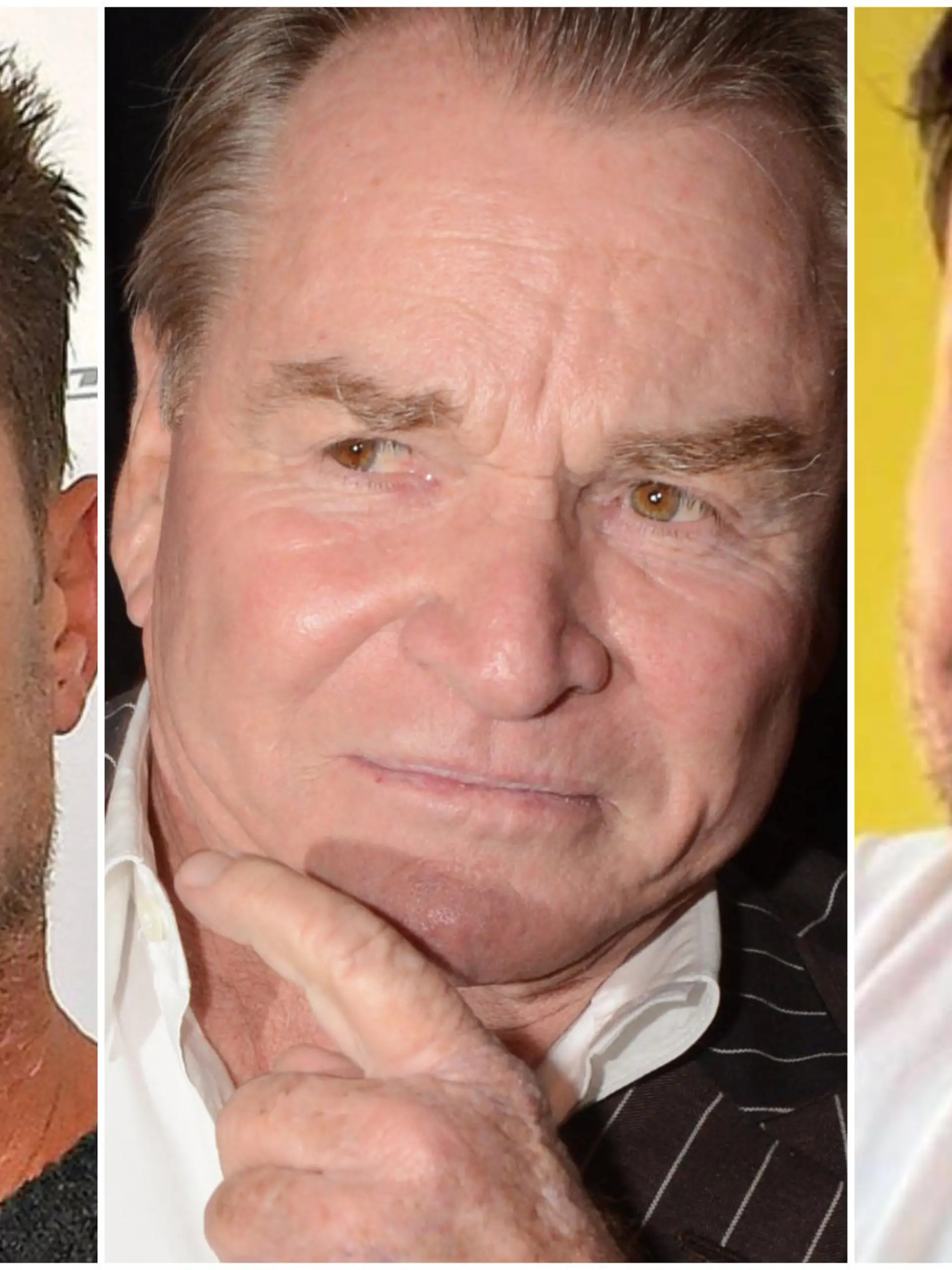 Collage: Til Schweiger, Fritz Wepper, Simon Beeck