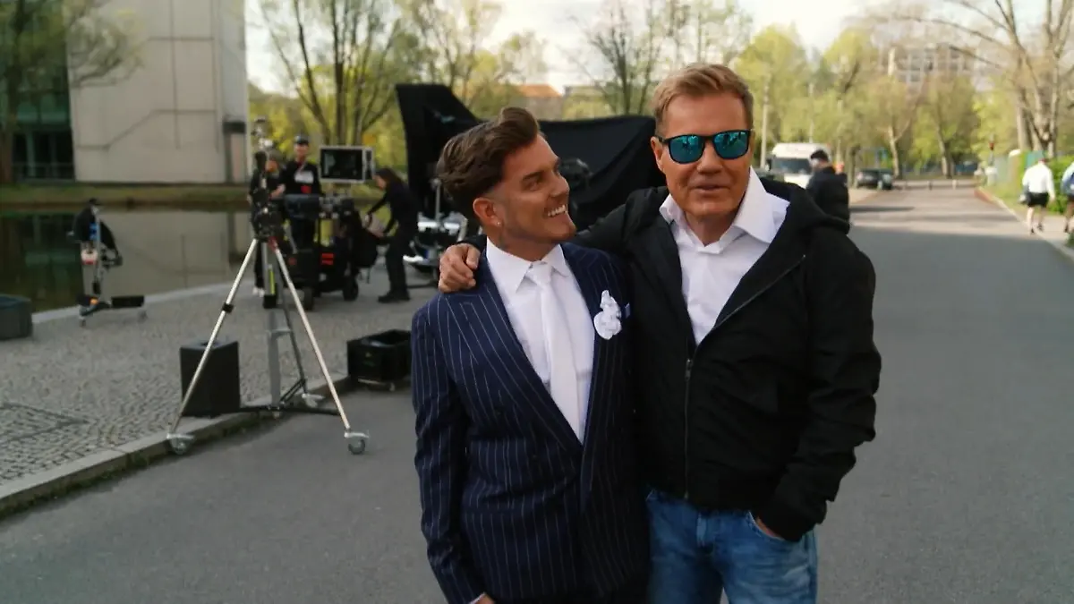 Dieter Bohlen und Twenty4Tim drehen Musikvideo Poptitan-Kumpel ist auch dabei