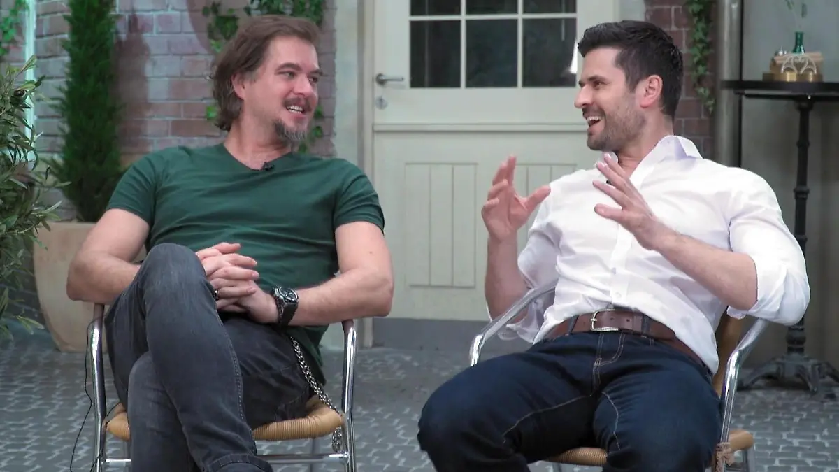 Können ihre Rollen Paco und David noch Freunde werden? Unter uns: Diego Carlos Seyfarth und Miloš Vuković
