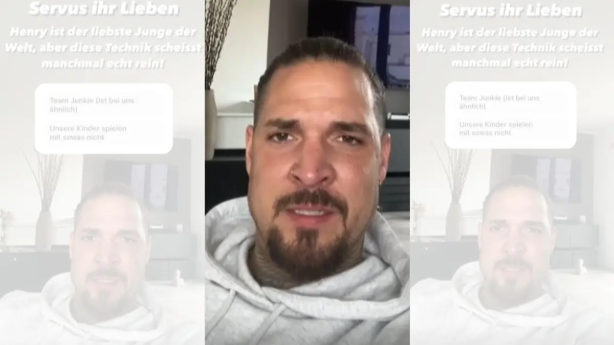 Zico Banach klagt bei Instagram über den Medienkonsum seines Stiefsohns Henry.