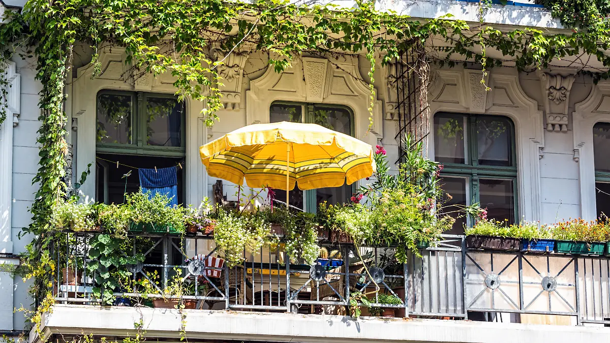 Beautiful balcony in Berlin