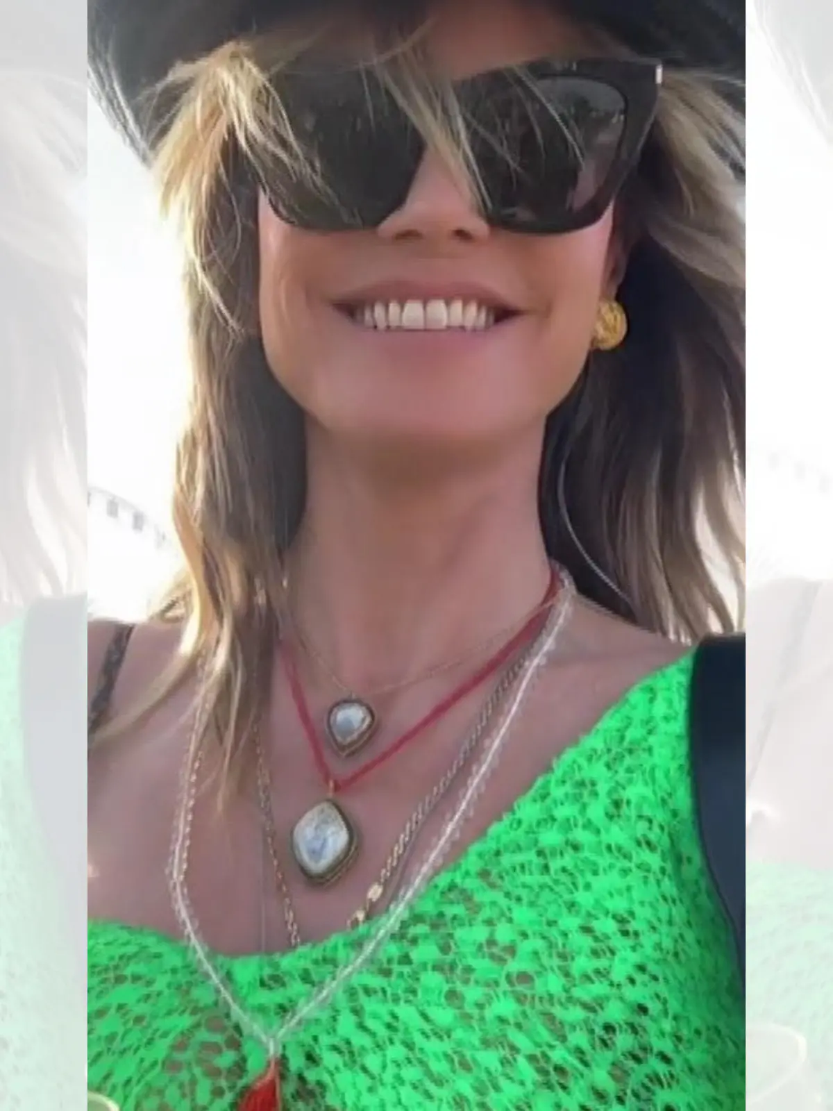 Heidi Klum feiert beim Coachella Festival.