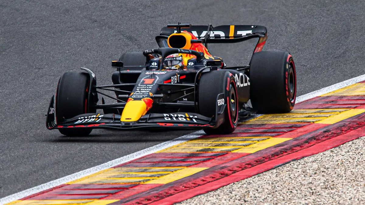 Oracle Red Bull Racing Dutch rider Max Verstappen pictured in action during the third practice session at the Grand Prix F1 of Belgium race, in Spa-Francorchamps, Saturday 27 August 2022. The Spa-Francorchamps Formula One Grand Prix takes place this weekend, from August 26th to August 28th. JONASxROOSENS PUBLICATIONxNOTxINxBELxFRAxNED x41232945x