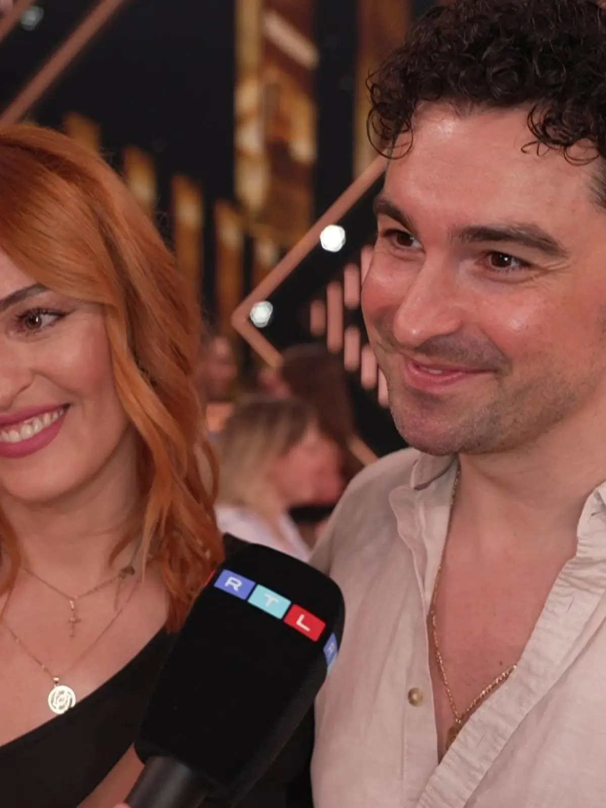 Vica Kleinfelder-Cibis und Andrzej Cibis bei der sechsten „Let's Dance“-Show.