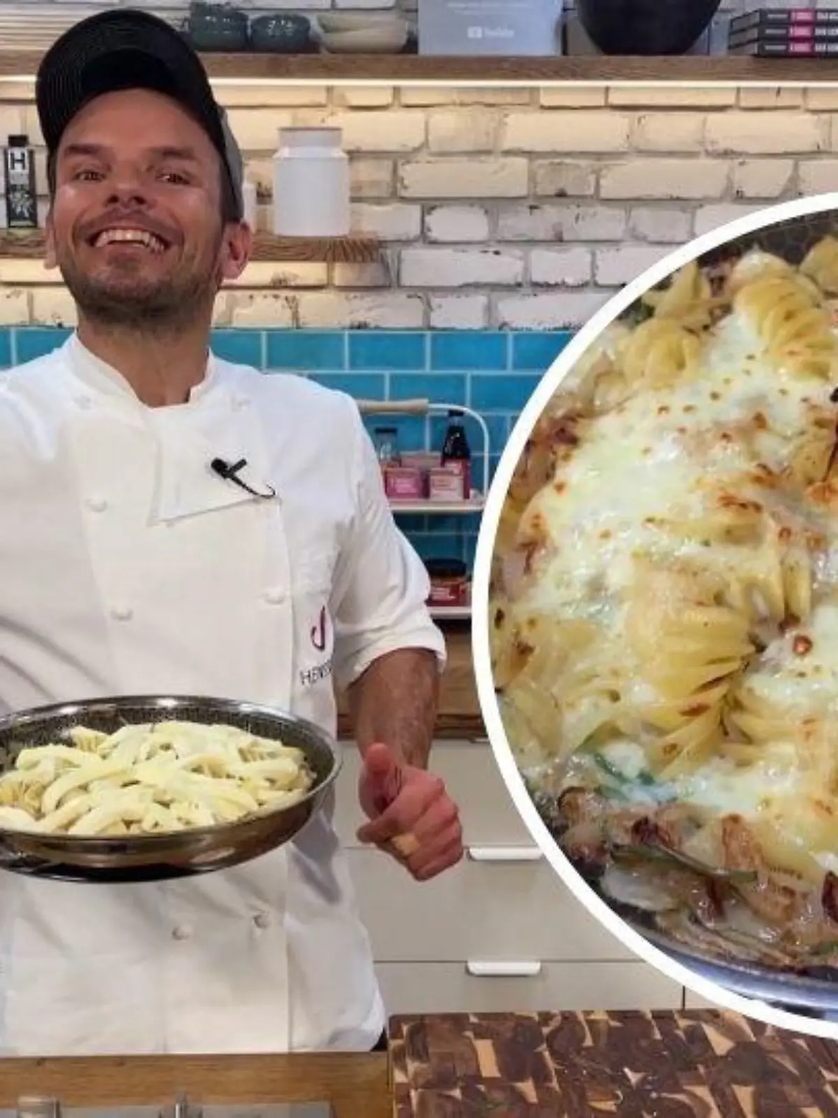 Die einfachen Dinge sind oft die besten. Das weiß auch TV-Koch Steffen Henssler: Mit nur wenigen Zutaten entstehen bei ihm leckere schnelle Nummern, die ihr problemlos im Alltag nachkochen könnt. So zum Beispiel diese herrlich gratinierte Pasta. Wer kann diesem Käsetraum schon widerstehen?