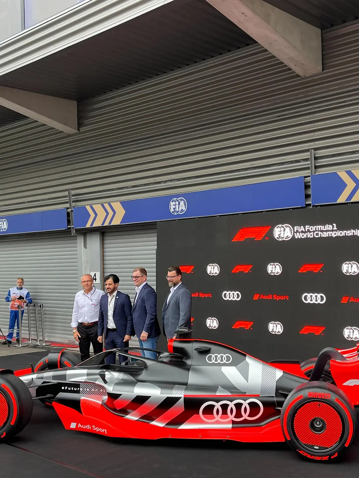 Audi steigt in die Formel 1 ein.