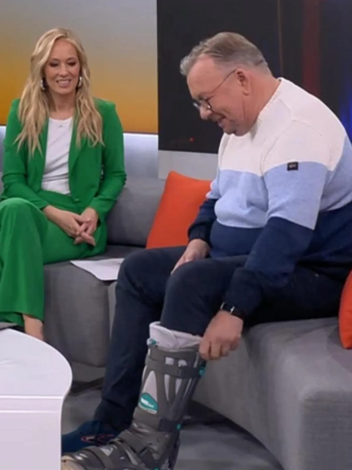 Bild zu: "Bernd Stelter hat sich die Achillessehne gerissen"