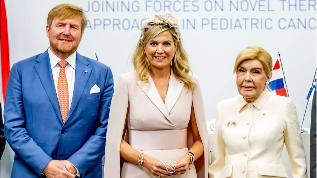 König Willem-Alexander und Königin Maxima der Niederlande besuchten Marianna Vardinoyannis erst kürzlich noch in Griechenland