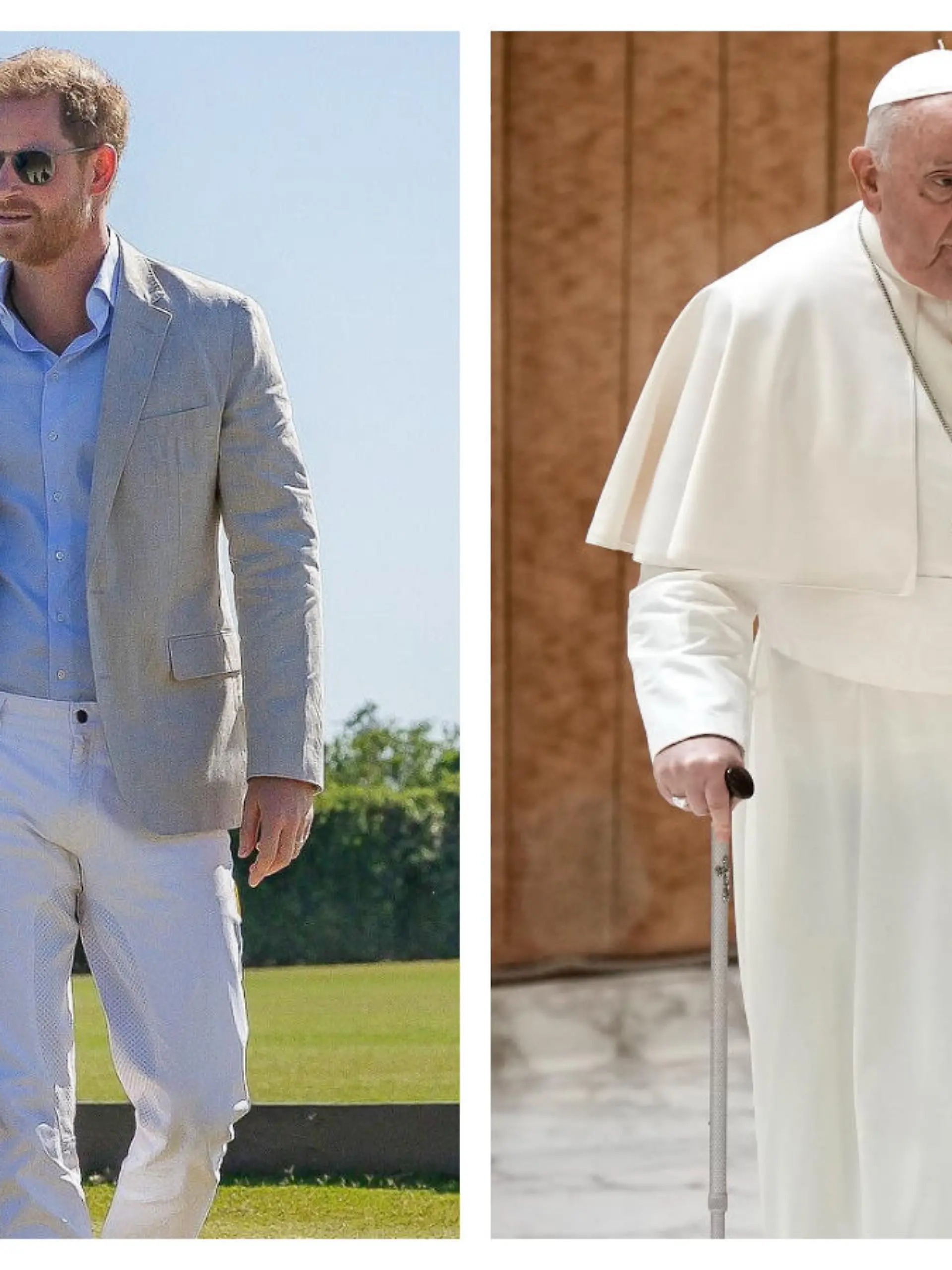 Herzogin Meghan, Prinz Harry und Papst Franziskus