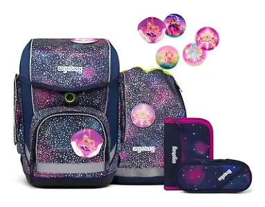 Ergobag Super Reflex Glow-Edition Cubo-Set 5-teilig