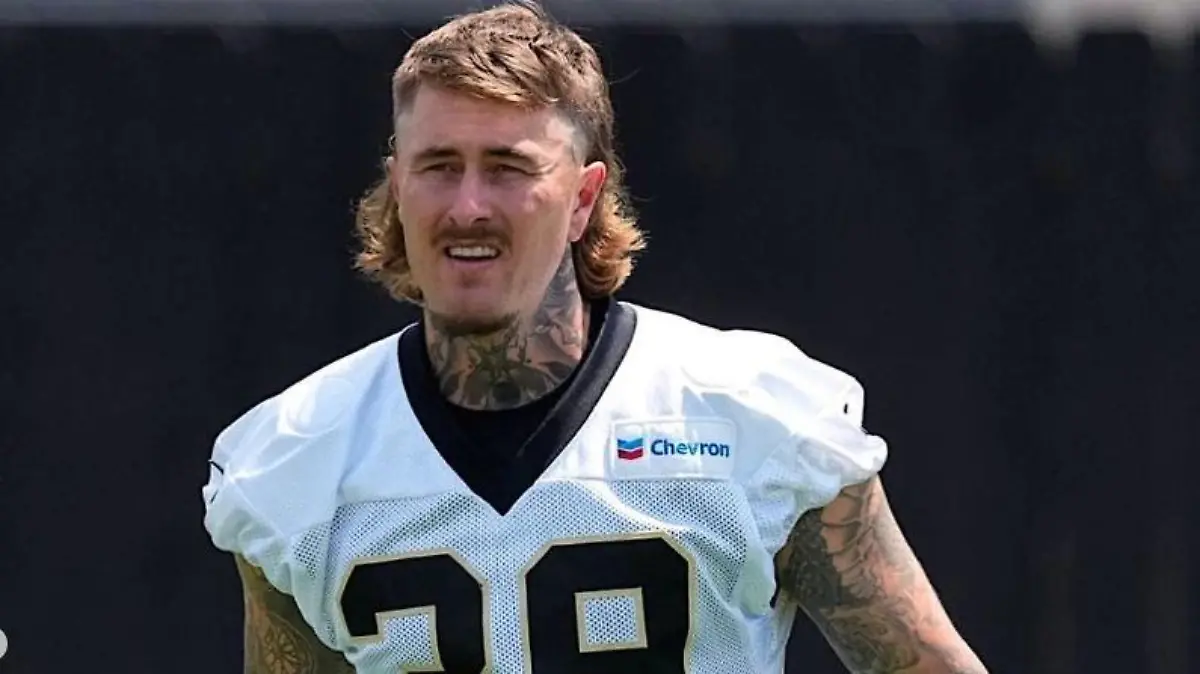 Lou Hedley (30) arbeitete als Gerüstbauer und Tätowierer nun ist er Punter bei den New Orleans Saints