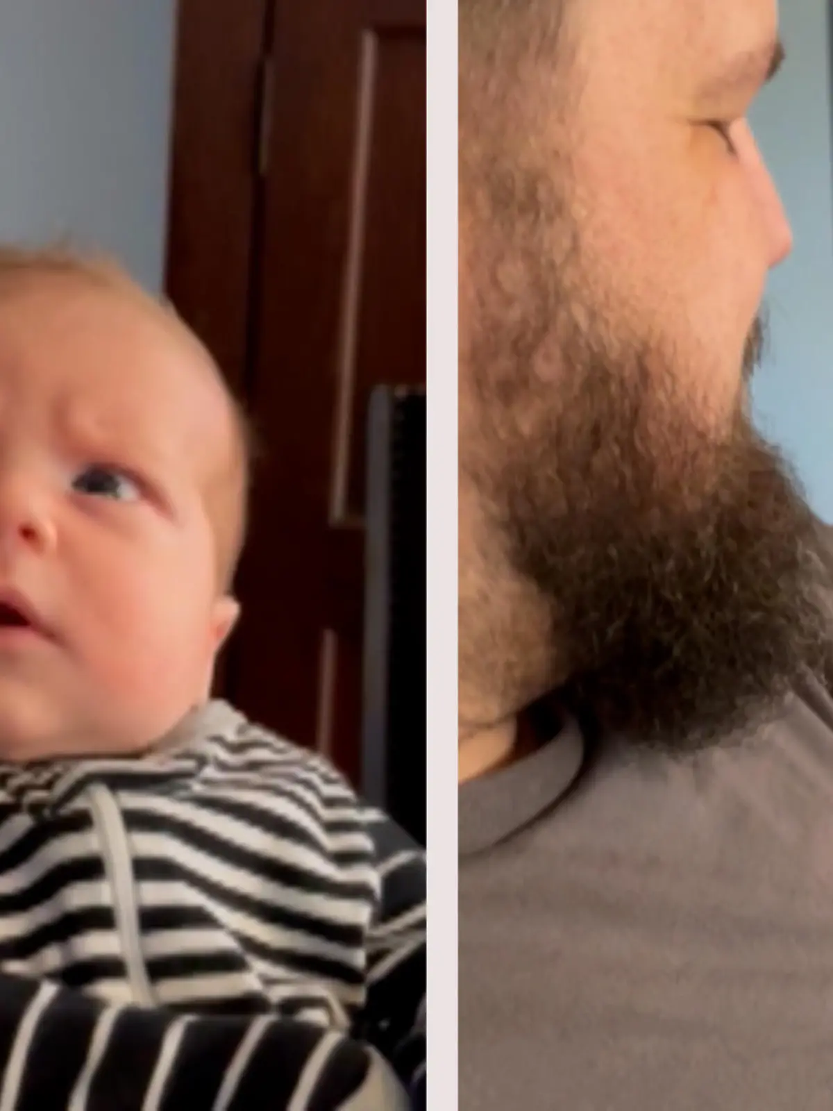 Diese Überraschung ist Baby Griffin aus den USA  gar nicht geheuer! Warum der Kleine so skeptisch schaut , erfahrt ihr im Video.