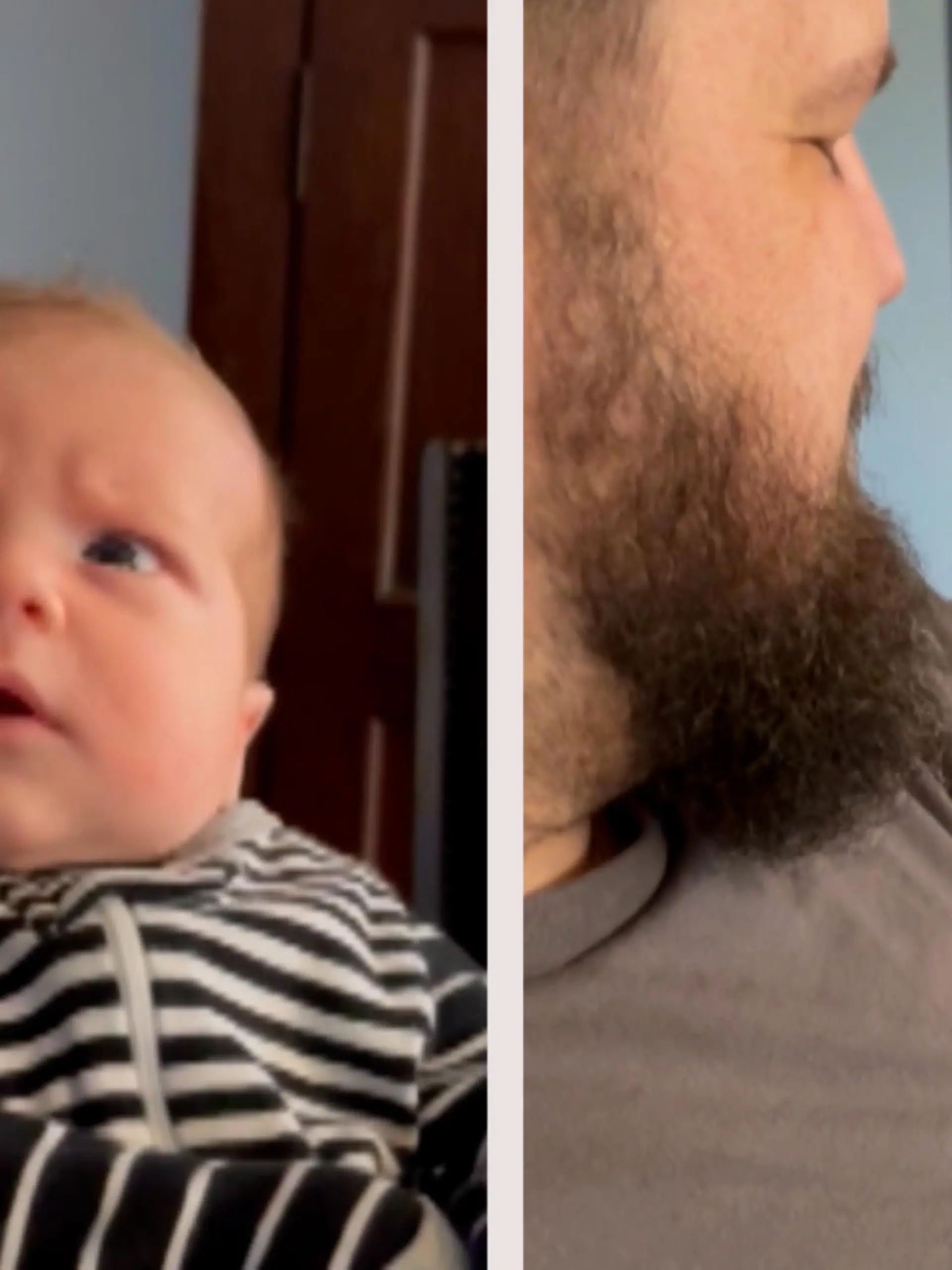 Diese Überraschung ist Baby Griffin aus den USA  gar nicht geheuer! Warum der Kleine so skeptisch schaut , erfahrt ihr im Video.